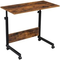 ZGJHFF Computer Desk Laptop Desk Rolling & Height Adjustable P2 15MM Chipboard & Steel Side Table With Baffle -Safavieh Furniture 41uOdOnlylL. AC