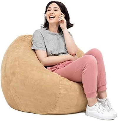 Jaxx Saxx 3 Foot Bean Bag Chair With Removable Cover, Cinnabar 7 Jaxx Saxx 3 Foot Bean Bag Chair With Removable Cover, Cinnabar - Image 7