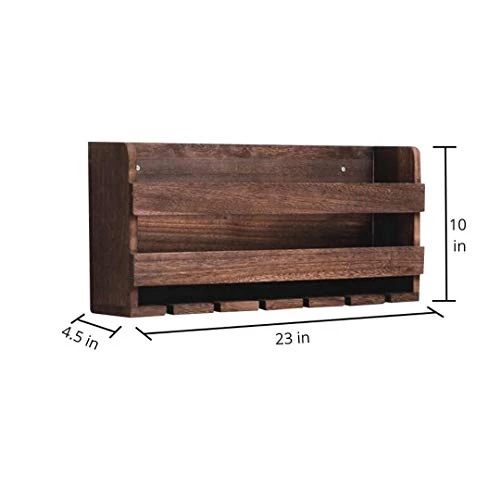 Wall Mounted Wine Rack And Glass Holder - Hanging Bottle & Glass Rack - 6 Bottles & Stemware Glass Organizer For Kitchen, Bar, Or Home 2 Wall Mounted Wine Rack And Glass Holder - Hanging Bottle & Glass Rack - 6 Bottles & Stemware Glass Organizer For Kitchen, Bar, Or Home - Image 2