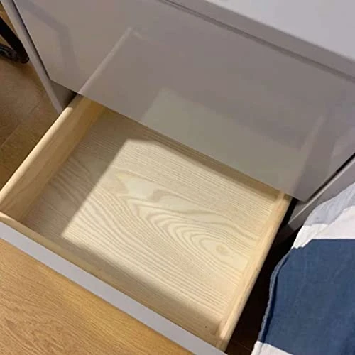 Nightstand Wood Bedside Table Modern Minimalist Storage Cabinet Living Room Bedroom Bedside Shelf Small Cabinet Bedside Table 2 Drawers (light Gray) End Table For Bedroom, Living Room, College Dorm ( 3 Nightstand Wood Bedside Table Modern Minimalist Storage Cabinet Living Room Bedroom Bedside Shelf Small Cabinet Bedside Table 2 Drawers (light Gray) End Table For Bedroom, Living Room, College Dorm ( - Image 3