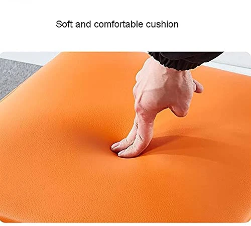 KIPMIK Modern Lightweight Functional Vanity Stool Upholstered Leather Vanity Chairs With Heavy Duty Legs & Universal Wheels, Suitable For Living Room (Color : Gray) 4 KIPMIK Modern Lightweight Functional Vanity Stool Upholstered Leather Vanity Chairs With Heavy Duty Legs & Universal Wheels, Suitable For Living Room (Color : Gray) - Image 4