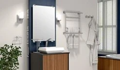 Gatco 1595 Elevate Fixed Mounted Minimalist Mirror, Chrome, 30"H -Safavieh Furniture 41ujGHhYGkL