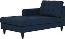 Modway Empress Mid-Century Modern Upholstered Fabric Side Armless Lounge Accent Chair Azure -Safavieh Furniture 41uyeWOpNL. AC