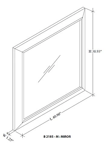 - Black/Brown Wood Queen Size Bedroom Furniture Set, Bed, Dresser, Mirror & 2 Nightstands 6 - Black/Brown Wood Queen Size Bedroom Furniture Set, Bed, Dresser, Mirror & 2 Nightstands - Image 6