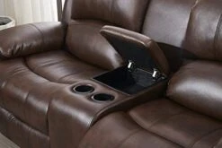 Betsy Furniture 2PC Bonded Leather Recliner Set Living Room Set, Sofa, Loveseat 8018 (Brown, Living Room Set 3+2) -Safavieh Furniture 41vDazxJPVL