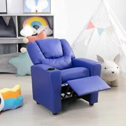 Naomi Home Kids Recliner Chair With Footrest & 2 Cup Holders, Push Back Toddler Recliner With Cup Holder, Microfiber Kids' Recliners For Age 3+, Kid Recliners For Girls Boys (Basic, Navy) 14 Naomi Home Kids Recliner Chair With Footrest & 2 Cup Holders, Push Back Toddler Recliner With Cup Holder, Microfiber Kids' Recliners For Age 3+, Kid Recliners For Girls Boys (Basic, Navy) -Safavieh Furniture 41vSHz6SctL