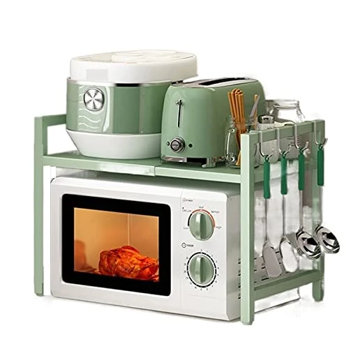 LUCBEI Microwave Oven Rack Scalable Kitchen Microwave Oven Rack, Household Kitchen Rack, Storage Rack, Electric Rice Cooker Storage Rack, Storage Rack Kitchen Storage Rack 1 LUCBEI Microwave Oven Rack Scalable Kitchen Microwave Oven Rack, Household Kitchen Rack, Storage Rack, Electric Rice Cooker Storage Rack, Storage Rack Kitchen Storage Rack