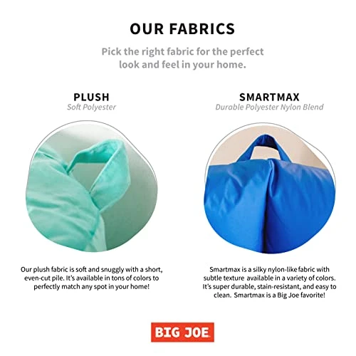 Big Joe Milano Kid's Bean Bag Chair, Sapphire Smartmax, 2ft Small 5 Big Joe Milano Kid's Bean Bag Chair, Sapphire Smartmax, 2ft Small - Image 5