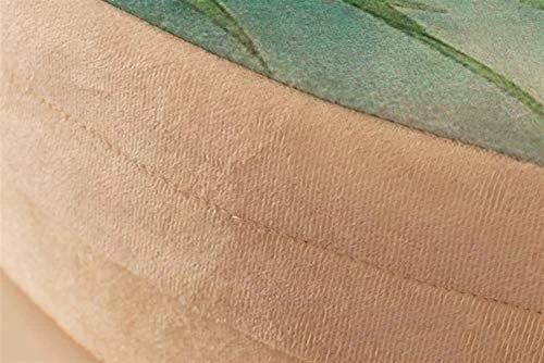 Chickle Round Cushion Thicken Futon Floor Pillows Living Room Bedroom Meditation Cushion Beige Lotus 1 15.7"x15.7"x3.9" 3 Chickle Round Cushion Thicken Futon Floor Pillows Living Room Bedroom Meditation Cushion Beige Lotus 1 15.7"x15.7"x3.9" - Image 3