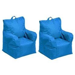 Factory Direct Partners 13302-RS Cali Alpine Sack Bean Bag Chair, Dirt-Resistant Coated Oxford Fabric - Raspberry (2-Pack) -Safavieh Furniture 41wpqSHT0L