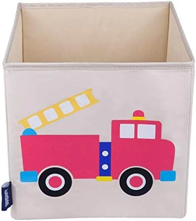 Wildkin 10 Inch Kids Storage Cube For Boys & Girls, Toy Storage Features Front Pull Tab & Cardboard Insert, Cube Storage Helps Kids Supplies Organized In Bedroom Or Playroom (Jurassic Dinosaurs) 11 Wildkin 10 Inch Kids Storage Cube For Boys & Girls, Toy Storage Features Front Pull Tab & Cardboard Insert, Cube Storage Helps Kids Supplies Organized In Bedroom Or Playroom (Jurassic Dinosaurs) - Image 11