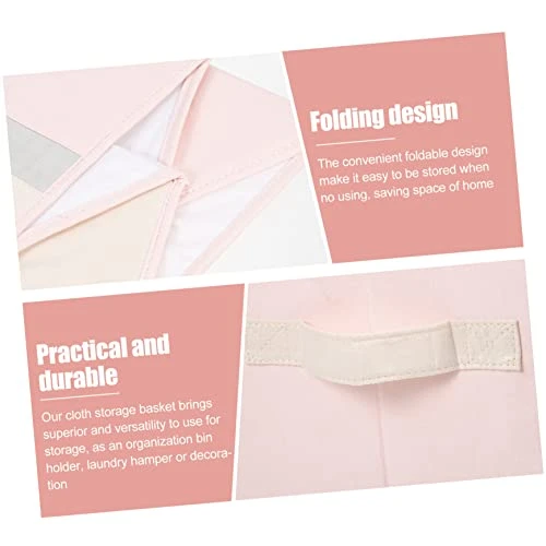 Alipis 2pcs Box Storage Basket Clothing Storage Drawers Jeans Organizer For Closet Foldable Garment Rack Collapsible Laundry Basket Nursery Decor Nursery Hamper Basket Storage Cases Child 2 Alipis 2pcs Box Storage Basket Clothing Storage Drawers Jeans Organizer For Closet Foldable Garment Rack Collapsible Laundry Basket Nursery Decor Nursery Hamper Basket Storage Cases Child - Image 2