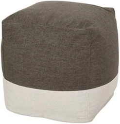 Christopher Knight Home Tattnall Contemporary Two Tone Fabric Cube Pouf, Taupe, Beige -Safavieh Furniture 41x3bqK5kFL. AC