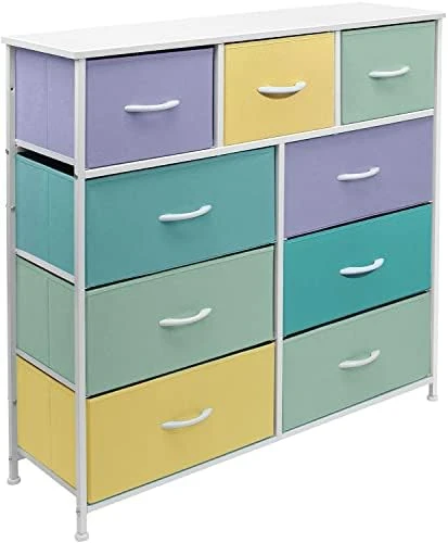 Sorbus Kids Dresser With 9 Drawers - Furniture Storage Chest Tower Unit For Bedroom, Hallway, Closet, Office Organization 7 Sorbus Kids Dresser With 9 Drawers - Furniture Storage Chest Tower Unit For Bedroom, Hallway, Closet, Office Organization - Image 7