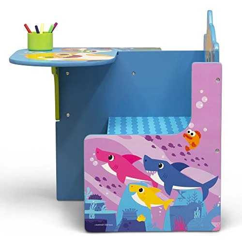 Baby Shark Chair Desk With Storage Bin - Ideal For Arts & Crafts, Snack Time, Homeschooling, Homework & More By Delta Children 5 Baby Shark Chair Desk With Storage Bin - Ideal For Arts & Crafts, Snack Time, Homeschooling, Homework & More By Delta Children - Image 5