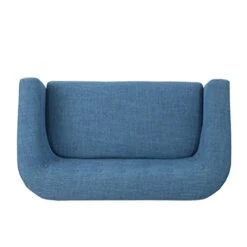 GDFStudio Christopher Knight Home Bridie Mid-Century Modern Loveseat, Muted Blue Fabric 9 GDFStudio Christopher Knight Home Bridie Mid-Century Modern Loveseat, Muted Blue Fabric -Safavieh Furniture 41xmzFBPuhL