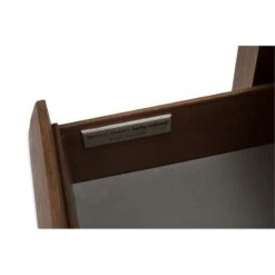 Michael Amini Brooklyn Walk 2-Drawer Wood Nightstand In Burnt Umber Brown -Safavieh Furniture 41y2U2ZP77L