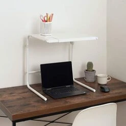 Belca RUR-TH Range Rack, Top Range Rack, Telescopic Height, Width Type, Width 15.7-23.6 X Depth 14.5 X Height 16.9-21.3 Inches (40-60 X 36.8 X 43 - -Safavieh Furniture 41yYacuOGYL