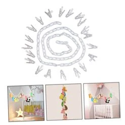GAFOKI 1 Set Toy Storage Rack Hanging Hat Organizer Stuffed Toys Storage Toys Hanging Toy Storage Toy Hammock For Stuffed Animals Plush Toy Chain Stuffed Animal Holder Toy Chain Organizer -Safavieh Furniture 41ycm7Q8ofL