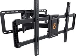 ECHOGEAR TV Wall Mount For Large TVs Up To 90" - Full Motion With Smooth Swivel, Tilt, & Extension - Universal Design Works With Samsung, Vizio, LG & More - Includes Hardware & Wall Drilling Template