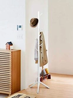 TinyTimes Wooden Coat Rack Free Standing, Cactus Shape, Sturdy Rustic Hall Tree Coat Tree Coat Hanger With 6 Hooks, For Coat, Hat, Clothes, Scarves, Handbags, Umbrella - White 16 TinyTimes Wooden Coat Rack Free Standing, Cactus Shape, Sturdy Rustic Hall Tree Coat Tree Coat Hanger With 6 Hooks, For Coat, Hat, Clothes, Scarves, Handbags, Umbrella - White -Safavieh Furniture 41znmego6PL. AC