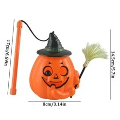 NAPCORE 1Pcs Halloween Pumpkin Bucket Portable Candy Bucket Children Pumpkin Bags For Halloween Party Supplies Orange Witch Newborn Padded Playmat -Safavieh Furniture 41zujkpKh3L