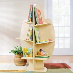 Guidecraft EdQ Reading Tree- Natural: Plywood Bookshelf For Kids' Playroom, Classroom And Bedroom | Wooden Organizer Shelves -Safavieh Furniture 51 VN5og4bL. AC