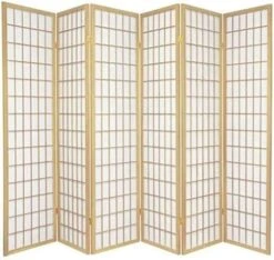 Quare Room Divider Shoji Screen Wood Natural 4 -Safavieh Furniture 51 VWnnqEqL. AC