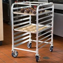 10 Pan End Load Half Height Bun / Sheet Pan Rack -Safavieh Furniture 5106xavj45L