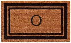 Calloway Mills 152961830S Black Border 18" X 30" Monogram Doormat, (Letter S) -Safavieh Furniture 510aYIT9hAL. AC