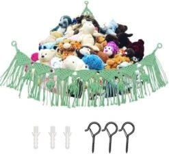 Morxy Stuffed Animal Net Or Hammock - Bohemian Style Toy Hammock For Stuffed Animals - Strong Hand Woven Stuffed Animal Hammock - Easy To Install Toy Net Hammock For Stuffed Animals (Green) 13 Morxy Stuffed Animal Net Or Hammock - Bohemian Style Toy Hammock For Stuffed Animals - Strong Hand Woven Stuffed Animal Hammock - Easy To Install Toy Net Hammock For Stuffed Animals (Green) -Safavieh Furniture 5118XHTQ16L. AC