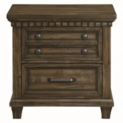 Picket House Furnishings Johnny 2-Drawer Nightstand With USB Transitional/Smokey Walnut/29/62 -Safavieh Furniture 511BNA4PKPL