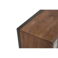 Michael Amini Brooklyn Walk 2-Drawer Wood Nightstand In Burnt Umber Brown -Safavieh Furniture 511MoSN6AfL