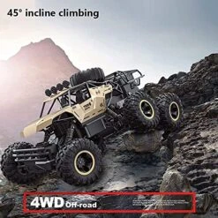 HEBXMF RC Truck 18.1in Large 6 Wheel Off-Road RC Vehicle, 2.4G High Speed Drift Rc Car, All Terrain Climbing RC Buggy, Electric Toy Racing Car, Gift For Children 7 HEBXMF RC Truck 18.1in Large 6 Wheel Off-Road RC Vehicle, 2.4G High Speed Drift Rc Car, All Terrain Climbing RC Buggy, Electric Toy Racing Car, Gift For Children -Safavieh Furniture 512HUUfmvjL