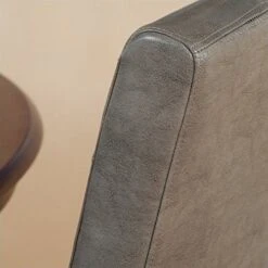 Christopher Knight Home Taylor Bonded Leather Dining Chairs, 2-Pcs Set, Dark Grey -Safavieh Furniture 512W8qfz6XL