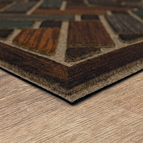 Mohawk Home Ornamental Grain Entryway Door Mat, 2'x4', Multi 4 Mohawk Home Ornamental Grain Entryway Door Mat, 2'x4', Multi - Image 4