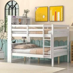 Cotoala Twin Wood Bed Frame With Nightstand, Headboard And Footboard, For Kids, Bedroom Furniture, Home, No Spring Box Required & Easy Assembly -Safavieh Furniture 513HV YtmL. AC