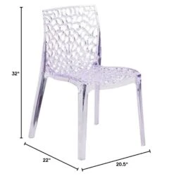 Flash Furniture Vision Series Transparent Stacking Side Chair 13 Flash Furniture Vision Series Transparent Stacking Side Chair -Safavieh Furniture 513MboTHhDL