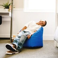 Big Joe Milano Kid's Bean Bag Chair, Sapphire Smartmax, 2ft Small 8 Big Joe Milano Kid's Bean Bag Chair, Sapphire Smartmax, 2ft Small -Safavieh Furniture 513cFgKgB0S