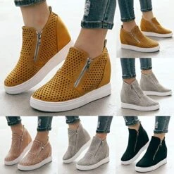 Gibobby Sneakers For Women Wide Width,Casual Slip On Lazy Shoes Breathable Hollow-Out Flat Loafers Wedge Shoes 19 Gibobby Sneakers For Women Wide Width,Casual Slip On Lazy Shoes Breathable Hollow-Out Flat Loafers Wedge Shoes -Safavieh Furniture 513cNhkxHBL