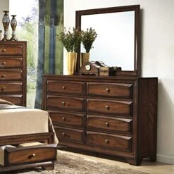 Asger Wood Room Set Including Queen Storage Bed, Dresser, Mirror And 2 Night Stands -Safavieh Furniture 513dZ4SlbsL 2
