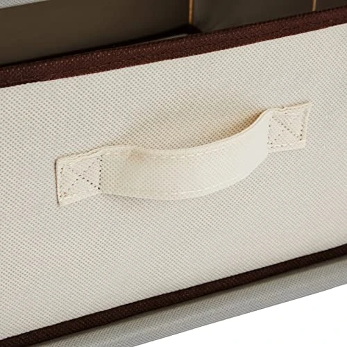 4-Tier Drawer Dresser For Bedroom, Clothes Organizer, Fabric Storage Tower For Clothing, Linens, Closet, Easy Assembly, Durable Materials (Beige, Tall, 16.5x33 In) 5 4-Tier Drawer Dresser For Bedroom, Clothes Organizer, Fabric Storage Tower For Clothing, Linens, Closet, Easy Assembly, Durable Materials (Beige, Tall, 16.5x33 In) - Image 5