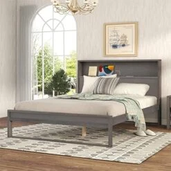 Harper & Bright Designs 3 Pieces Bedroom Set Full Size Platform Bed With Nightstand And Dresser, USB Port, Solid Wood Bedroom Furniture Set Perfect for Kids/Teens/Adults Bedroom (Antique White) 25 Harper & Bright Designs 3 Pieces Bedroom Set Full Size Platform Bed With Nightstand And Dresser, USB Port, Solid Wood Bedroom Furniture Set Perfect for Kids/Teens/Adults Bedroom (Antique White) -Safavieh Furniture 513ysBtIS6L. AC 1