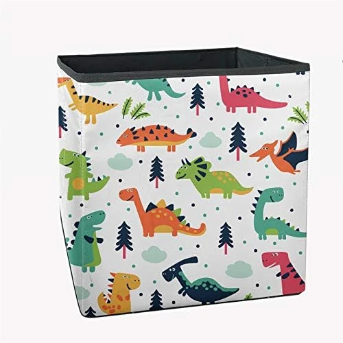 Dremagia Collapsible Storage Box Bin Cube Fabric Open Toy Chest Container, Yellow School Bus 15 Dremagia Collapsible Storage Box Bin Cube Fabric Open Toy Chest Container, Yellow School Bus - Image 15