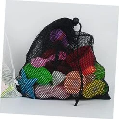 Toddmomy 10 Pcs Storage Bag Organizer Golf Ball Bag Hand Bag Storage Organizer Mesh Storage Bag Sports Net Bag -Safavieh Furniture 514zT8jkq4L