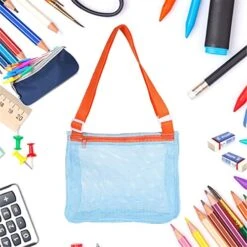 Children's Meshs Beach Breathable Sea Shell Bags Adjustable Carrying Straps Mesh Bag Toy Storage Bag Travel Size Toiletries Containers Bulk -Safavieh Furniture 515vtWNsdOL