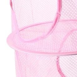 Adaman Hanging Mesh, Toy Hanging Storage Organizer - Space Saving Storage Bags, Toy Or Clothes Organizer, 3 Compartments (Pink) -Safavieh Furniture 516P6jy50xL