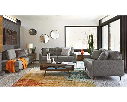 Signature Design By Ashley Zardoni Right Arm Facing Corner Chaise, Charcoal 2 Signature Design By Ashley Zardoni Right Arm Facing Corner Chaise, Charcoal - Image 2