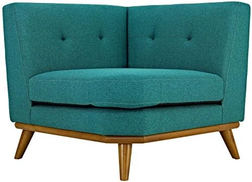 Modway Engage Mid-Century Modern Upholstered Fabric Right-Arm Chaise In Beige 11 Modway Engage Mid-Century Modern Upholstered Fabric Right-Arm Chaise In Beige - Image 11