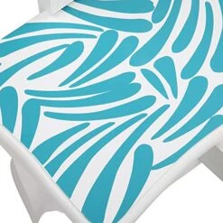 HIYEEONE Kids Vanity, Table And Chair Vanity Set With Three-Fold Mirror, Children Dressing Table Vanity Table Blue Zebra 8 HIYEEONE Kids Vanity, Table And Chair Vanity Set With Three-Fold Mirror, Children Dressing Table Vanity Table Blue Zebra -Safavieh Furniture 517i5OV58zL